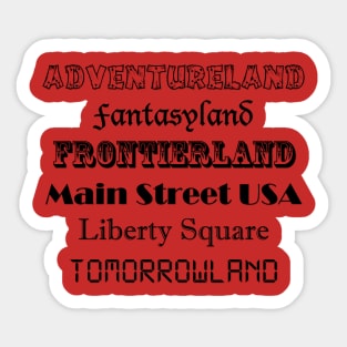 Oh The Places You'll Go - Magic Kingdom Edition Sticker